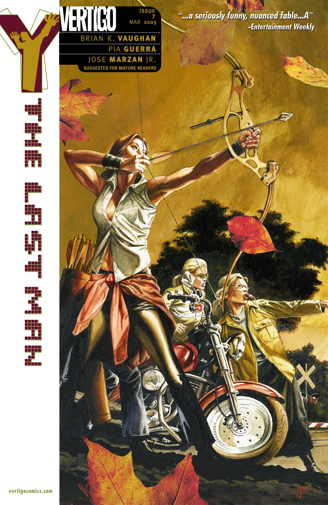 Y: The Last Man #7 (DC, 2003 — Cover A) cover